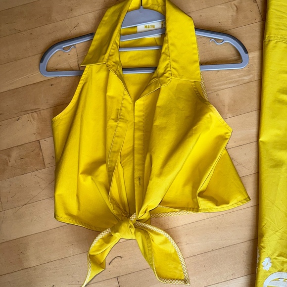 MAEVE sunny yellow  top & pant set, 0,  GD1119 - Picture 4 of 9